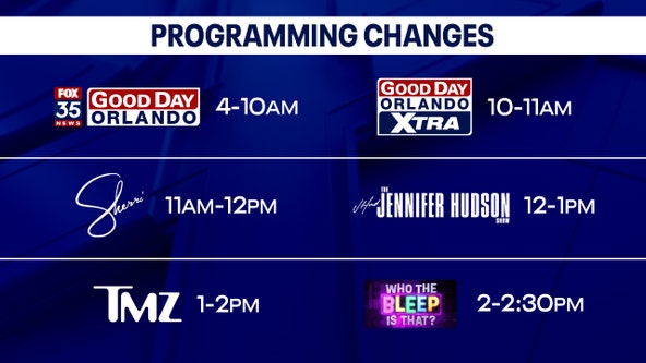 Good Day Orlando Xtra premieres Monday, April 22 on FOX 35: How to watch Sherri, Jennifer Hudson Show, TMZ