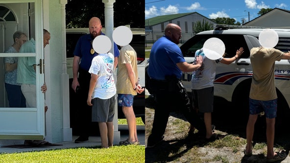 Florida boys who snuck out of grandparents' house to egg neighborhood learn their lesson, police say