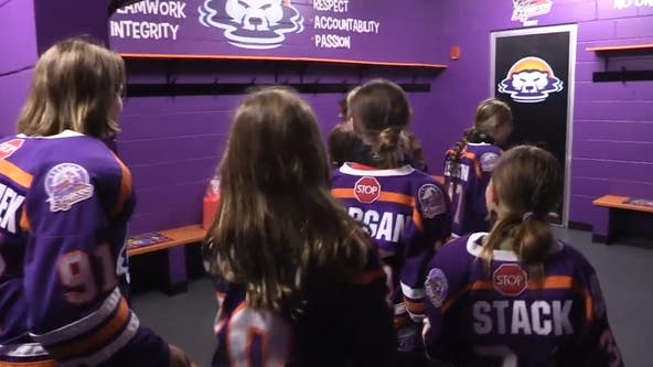 Disney surprises Central Florida girl’s hockey club with new locker room