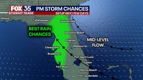 TIMELINE: Storms expected across western Central Florida on Friday