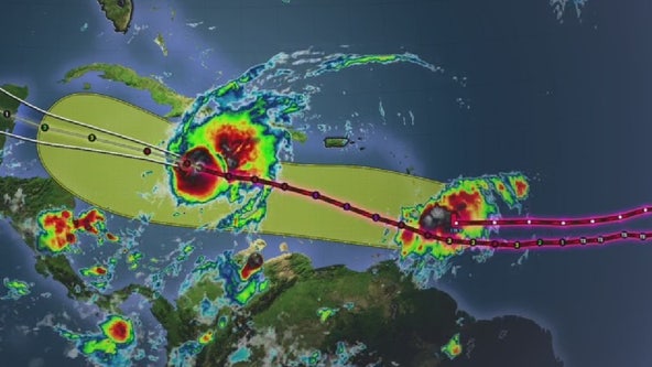 Hurricane Beryl not alone in Atlantic; NHC monitoring 3 tropical waves
