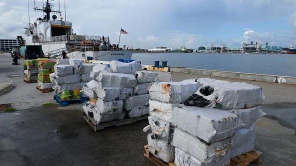 7,300 pounds of cocaine worth $96 million intercepted in Florida, US Coast Guard says