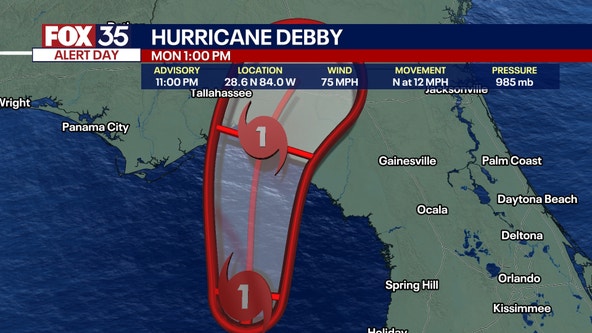 Hurricane Debby live updates: Storm forecast to make landfall in Florida's Big Bend