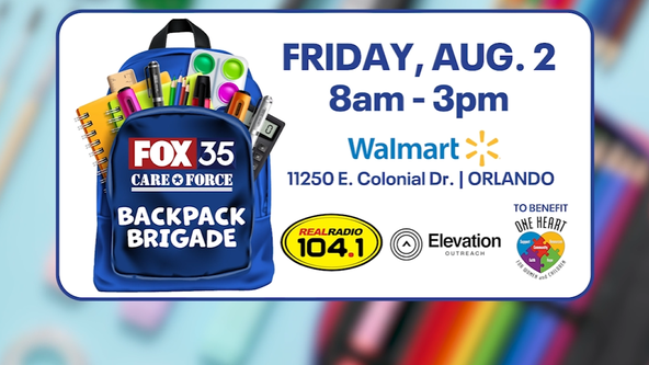 FOX 35 Backpack Brigade: Help donate school supplies for Florida students, families