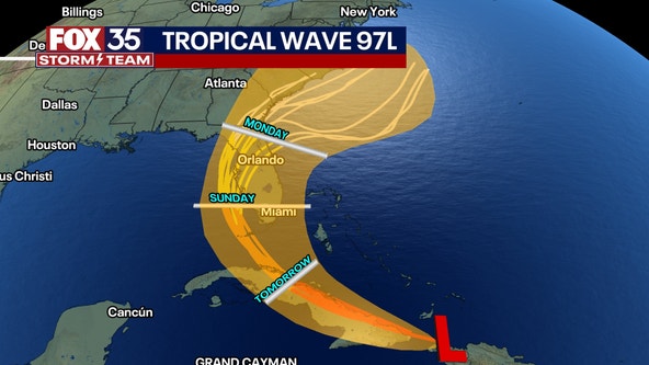 Invest 97L: Tropical depression to form near Florida this weekend, may strengthen to Tropical Storm Debby
