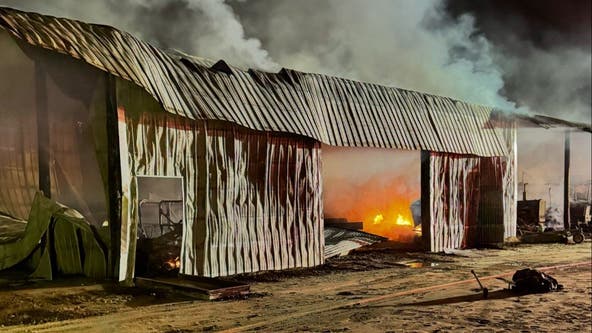 Lightning strike sparks fire at Southern Hill Farms destroying important equipment