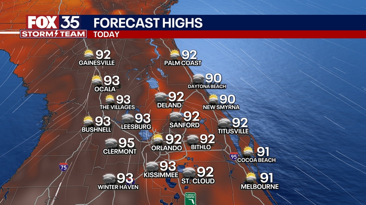 Orlando weather: Afternoon storms may disrupt dismissal plans across Central Florida