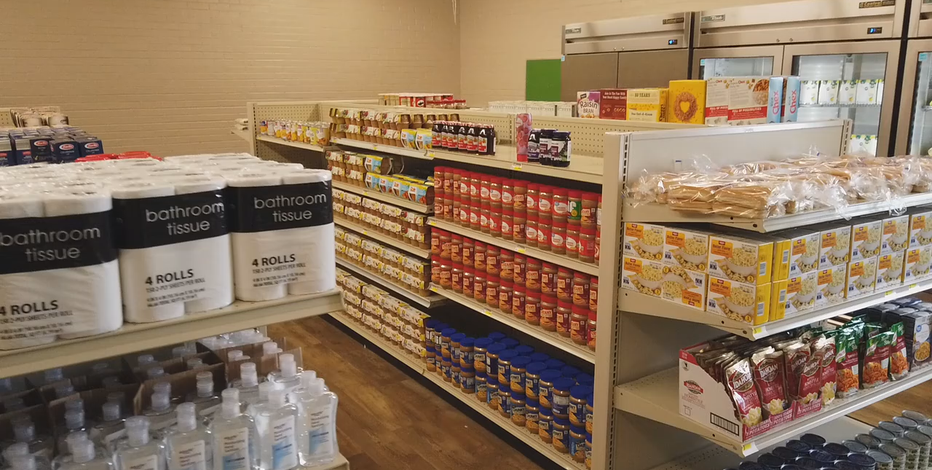 Student-run grocery store inside Sanger ISD high school serves community