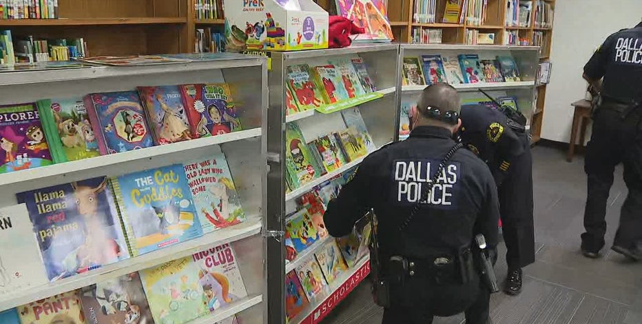 Dallas police hope to inspire reading while interacting with students in positive setting