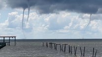 Triple threat: Watch as 3 waterspouts swirl off the Alabama coast