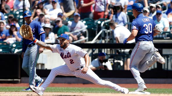 Escobar homers again, Carrasco pitches Mets past Rangers 4-1
