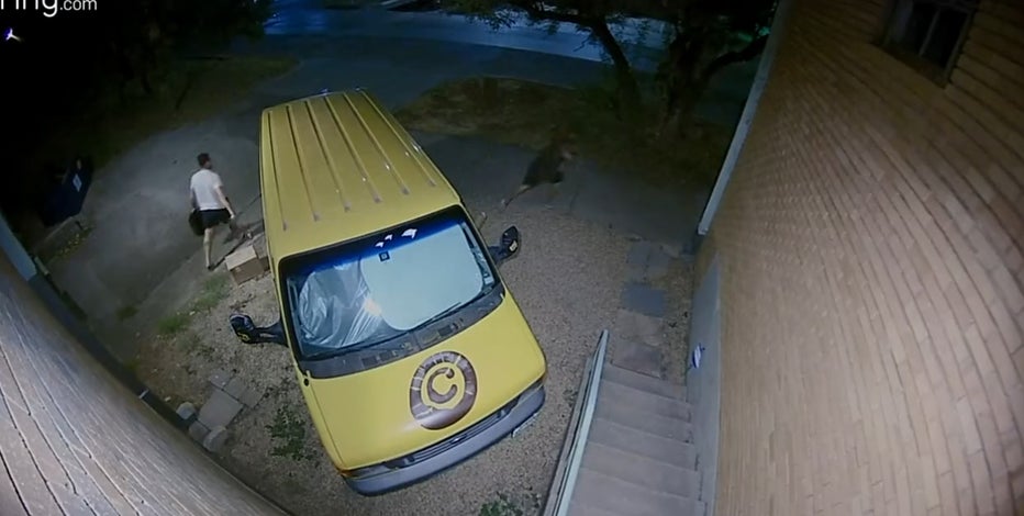 VIDEO: Man confronts suspect who was stealing catalytic converter in Dallas