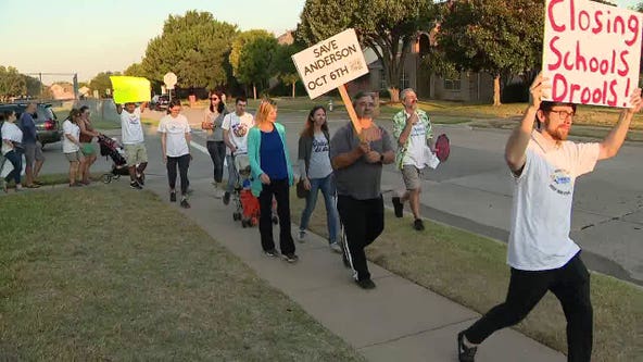 Allen ISD parents protest attendance realignment of elementary schools