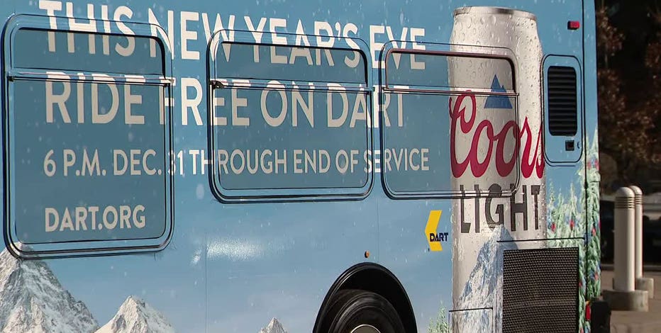 DART offering free rides on New Year's Eve