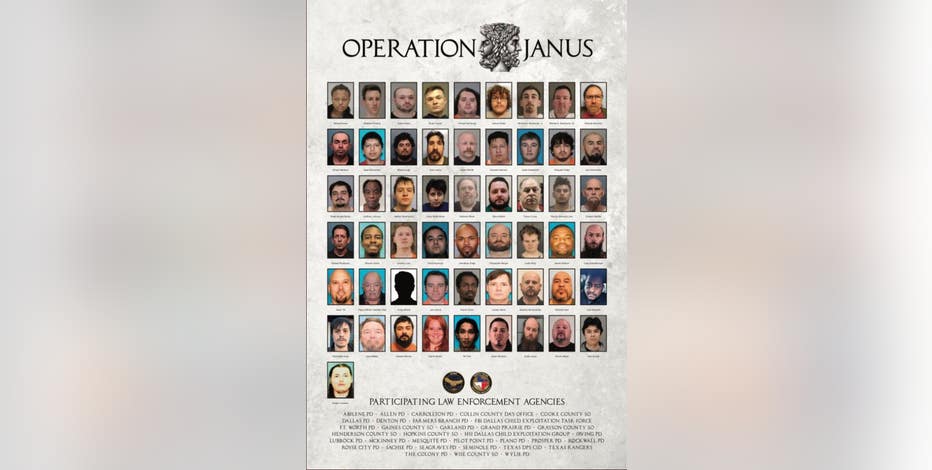 Dallas firefighter, teachers among 59 people facing charges in North Texas child exploitation crackdown