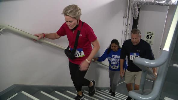 Hundreds take part in 15th annual Big Dallas Climb