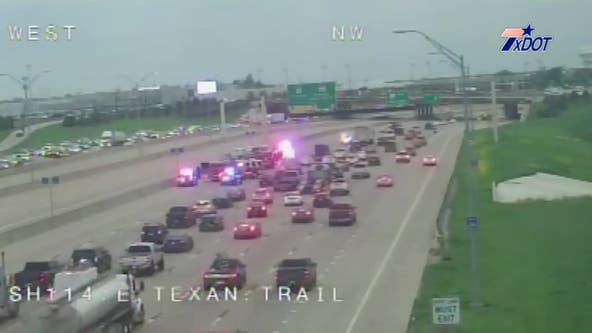 Woman hurt in Grapevine road rage shooting