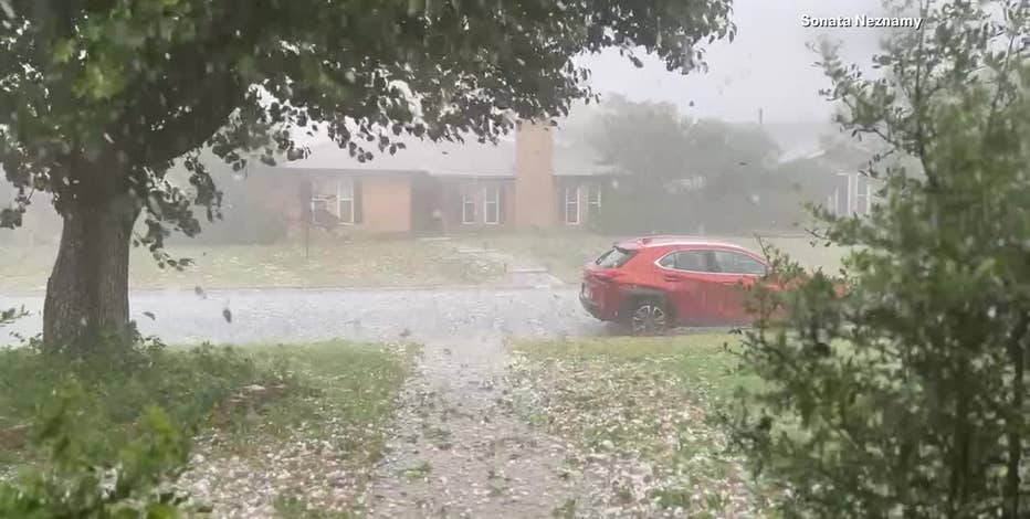 Thunderstorms bring massive hail to Collin County