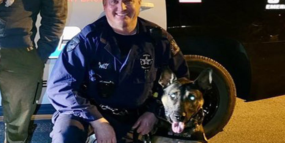 Dallas police dog helped save officer's life in shootout, chief says