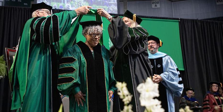 Opal Lee given honorary doctorate by UNT