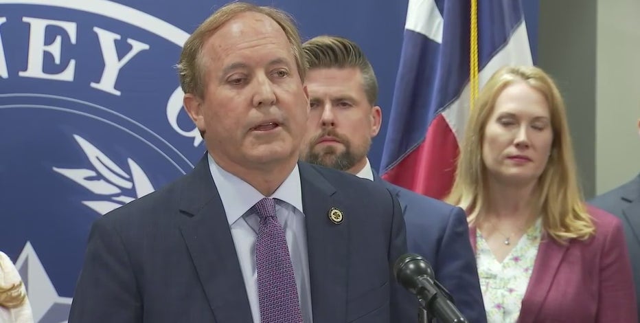 Texas Attorney General Ken Paxton asks supporters to peacefully rally to protest vote to impeach