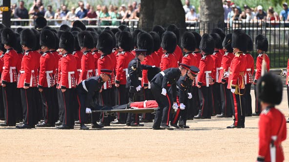Soldiers faint in front of Prince William amid scorching temps during final Trooping the Colour rehearsal