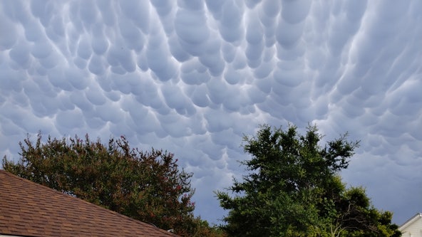 North Texans are sharing photos of odd cloud formations Saturday. Here's what they are.