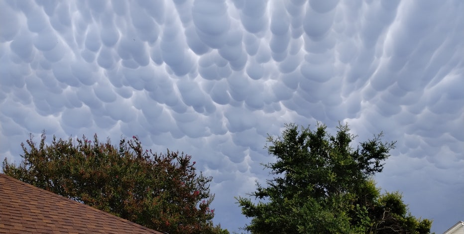 North Texans are sharing photos of odd cloud formations Saturday. Here's what they are.