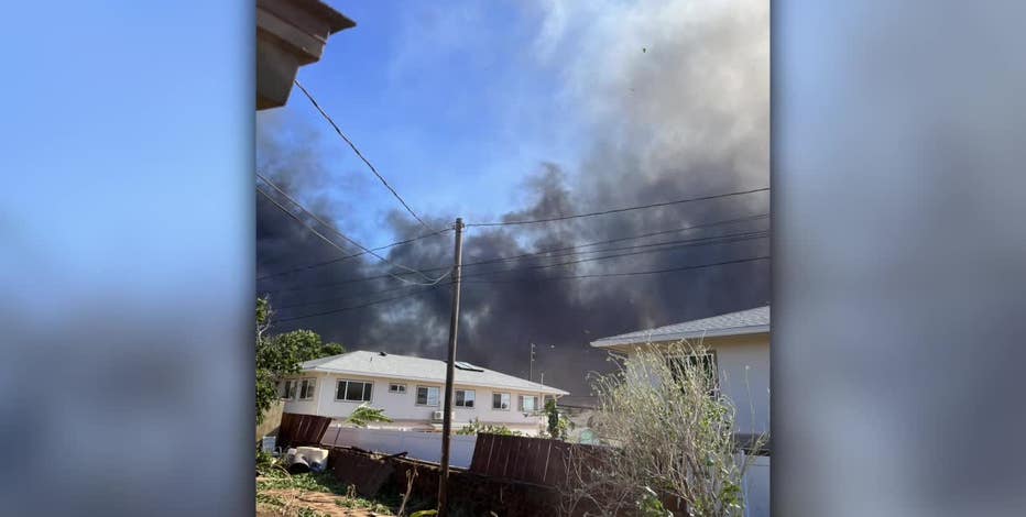 North Texan living in Hawaii says she got to safety just before wildfire destroyed her home