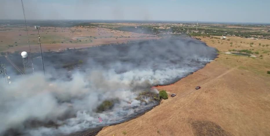 Parker County grass fire scorches 60 acres
