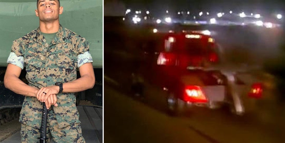 Wife of Marine killed while helping driver in Dallas crash says she's not angry with woman who hit him