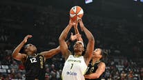 A'ja Wilson scores 34, leads Aces past Wings 97-83 in opener of the semifinal series