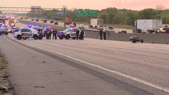 Fatal motorcycle crash shuts down I-20 in Dallas