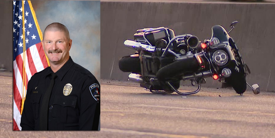 Arlington police officer killed in hit-and-run crash while on his way to work