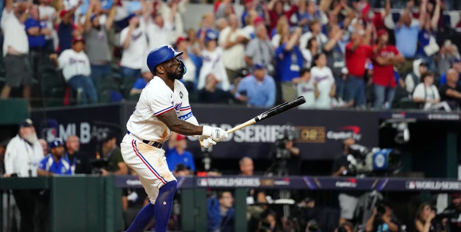 World Series Game 1: Rangers win in 11th inning on walk-off home run by Adolis Garcia