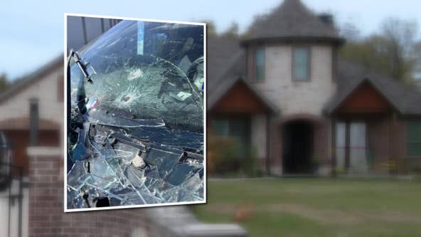 Wife thankful husband is alive after he crashed into Seagoville home and was shot by homeowner