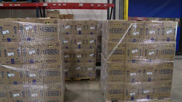 Tarrant Area Food Bank gets egg donation as part of payoff for World Series bet