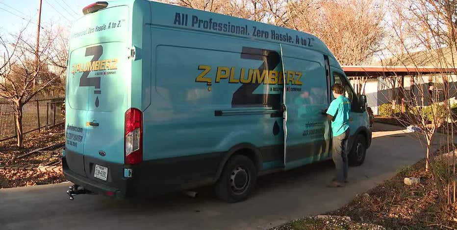 Burst pipes, water main breaks keeping North Texas plumbers busy