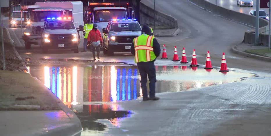 Water main breaks across North Texas cause traffic trouble, frustrate homeowners