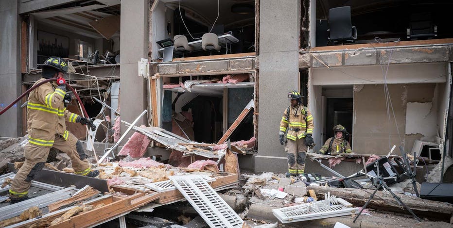 Fort Worth Hotel Explosion: Concrete from first floor 'pancaked' basement, officials say