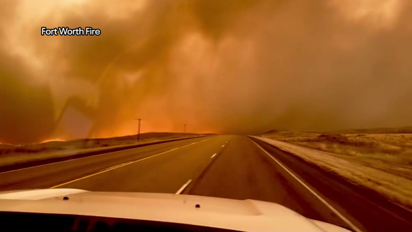 Texas wildfires: Fort Worth firefighters share terrifying video from Panhandle