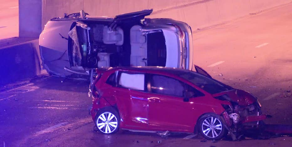 1 dead, 1 critically injured in crash on I-30 in Dallas