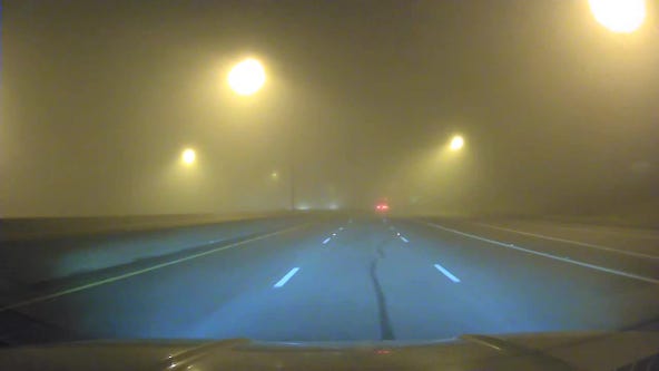 Dallas Weather: Dense fog forms in North Texas