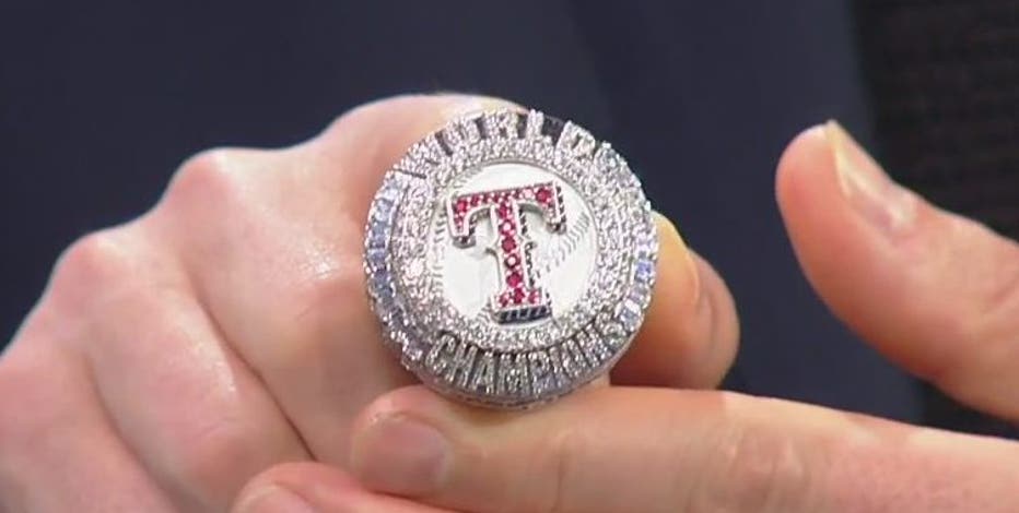 Take a closer look at the Texas Rangers' elaborate championship rings
