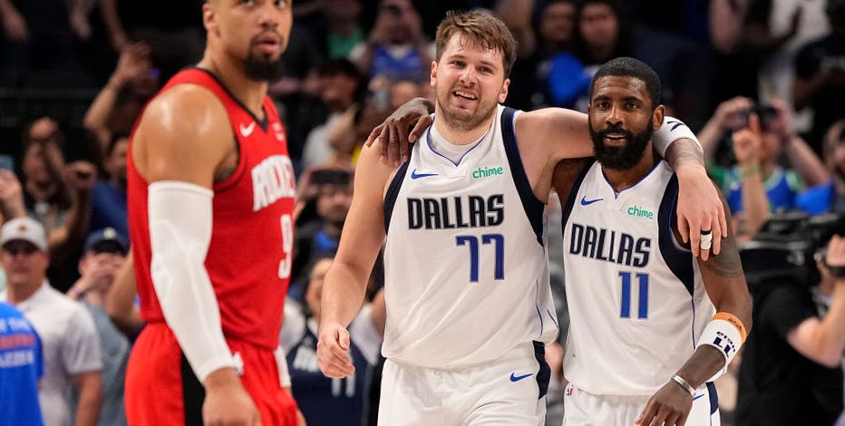 Kyrie Irving on chemistry with Luka Doncic: 'We want to be challenged by the best'