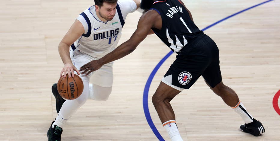 Luka Doncic and Kyrie Irving lead Mavs over Clippers 96-93 to tie series as Kawhi Leonard returns