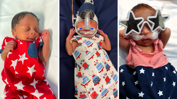 PHOTOS: Adorable NICU babies celebrate Fourth of July in style