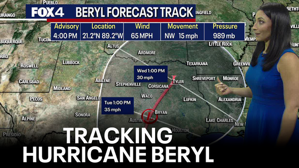 When will Hurricane Beryl hit Texas?