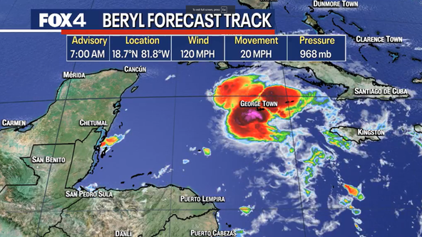 Hurricane Beryl tracker: Landfall in Texas next week looking more likely