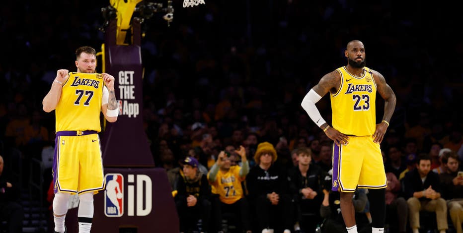 Luka Doncic scores 14 in debut game with L.A. Lakers